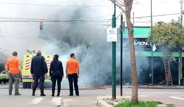 Imagen de Dolores: un incendio destruyó por completo un reconocido local céntrico