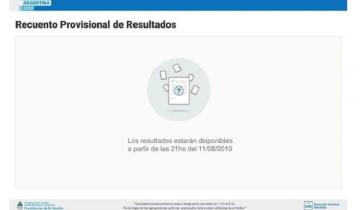 Imagen de Elecciones 2019 en vivo: a pesar de las promesas oficiales, se demora una hora la difusión del escrutinio provisorio
