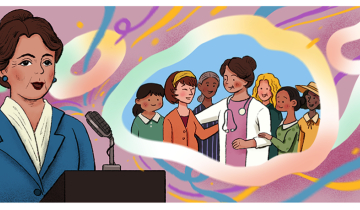 Imagen de Elvira Rawson de Dellepiane: quién fue la argentina que Google homenajea hoy en su doodle