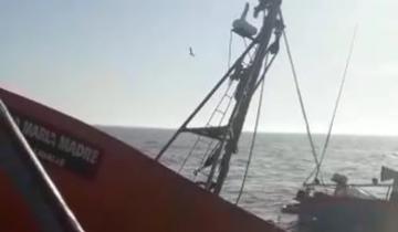 Imagen de Se hundió un buque pesquero que navegaba en la Bahía de Samborombón