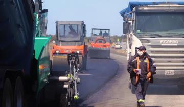 Imagen de Ruta 11: avanzan a toda marcha los trabajos en la doble calzada y en las rotondas de ingreso a las localidades