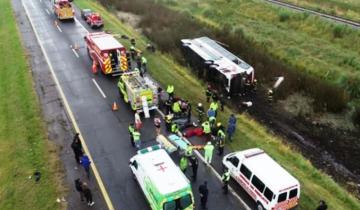 Imagen de Excarcelaron al conductor del colectivo que volcó en la Ruta 2