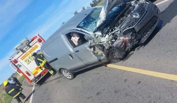 Imagen de La Región: un herido tras un fuerte accidente en Ruta 41