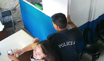 Imagen de Video escándalo en Mar del Plata: desafectaron a un policía que insultó y empujó a una mujer en una comisaría