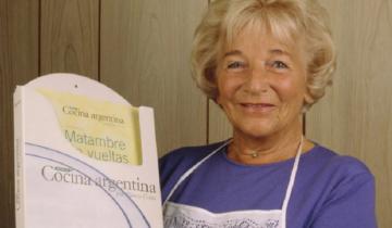 Imagen de Murió Blanca Cotta, maestra de la cocina argentina