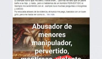 Imagen de Escrache en redes: una joven geselina acusó a su padre de abuso sexual