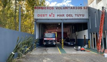 Imagen de Mar del Tuyú: una vivienda quedó destruida por un voraz incendio