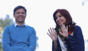 Imagen de Cristina Kirchner recibe a Axel Kicillof en el Senado