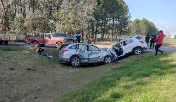 Imagen de La cantante Rocío Quiroz se accidente con su bebé y su pareja cuando viajaba hacia Chascomús