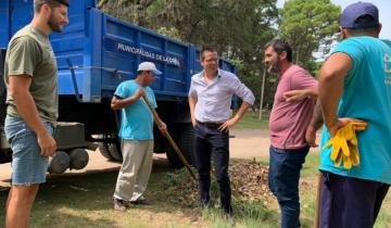 Imagen de Se realizan trabajos de zanjeo y nivelación de calles en Costa del Este