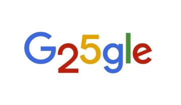 Imagen de 25º aniversario del nacimiento de Google: el doodle que repasa todos los logos de su historia