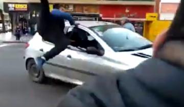 Imagen de Video: atropelló a un manifestante en Mar del Plata y escapó