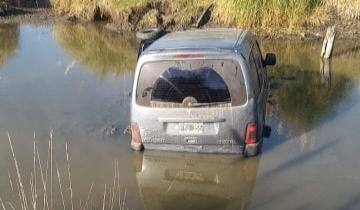 Imagen de Despiste y vuelco en Ruta 11: no hubo heridos