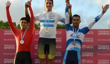 Imagen de Debut con medallas para un ciclista costero en el Campeonato Argentino