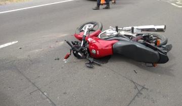 Imagen de Chocaron dos motos de frente y uno de los conductores murió en el acto