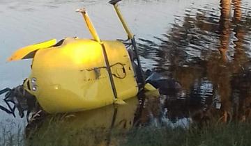 Imagen de Se cayó un helicóptero con una familia a bordo