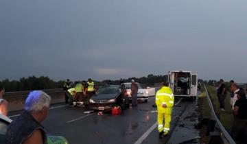 Imagen de Dolores: cuatro heridos en un fuerte accidente en la Autovía 2