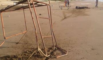 Imagen de Dos muertos al chocar en moto con un mangrullo en una playa de Mar de Ajó