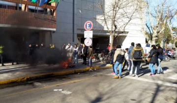 Imagen de Quema de gomas en Miramar para que aparezca el cuerpo de Ciro