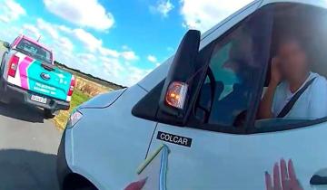 Imagen de Ruta 56: detuvieron a un conductor que manejaba con un bebé en brazos y atacó a inspectores viales