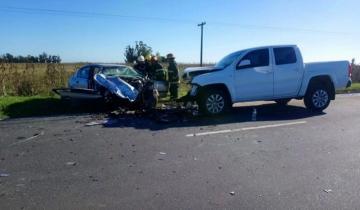 Imagen de Tremendo impacto en la Ruta 88: murió un hombre en un accidente frontal