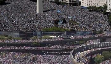 Imagen de Histórico: más de 5 millones de personas acompañaron a la Selección Argentina