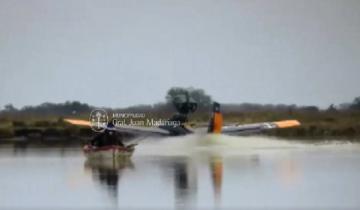 Imagen de Avioneta pone en riesgo a pescadores con aterrizajes en la Laguna Los Horcones